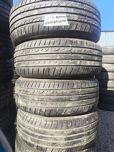 bbs 15: Шины 205 / 55 / R 16, Лето, Б/у, Комплект, Легковые, Германия, DUNLOP — 1