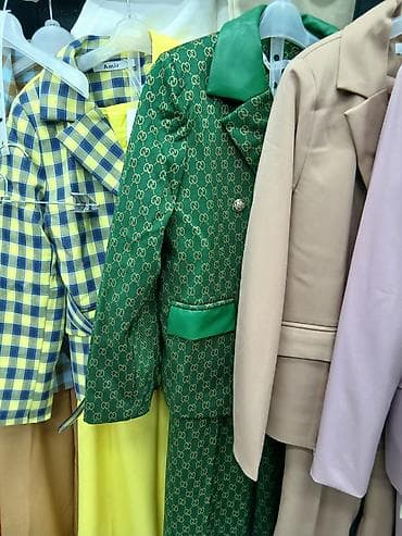 зелёный пиджак: Комплект, цвет - Бежевый, Новый — 7