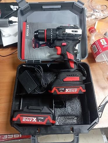 плиткарез электрический: Дрель-шуруповерт аккумуляторная VITTON VT10048 (brushless) - — 4