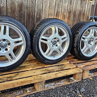 Литые Диски R 17 AMG, Комплект, отверстий - 5, Б/у — 2