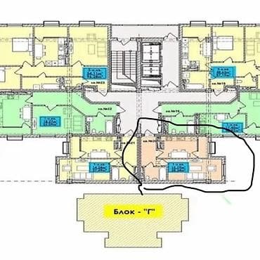 1комнатную: 1 комната, 39 м², Элитка, 9 этаж, Готовая ПСО (под самоотделку) — 5