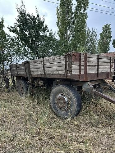 мотоциклы с прицепом: Прицеп тракторный двухосный, бортовой. - Конструкция: рама на — 5