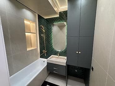 Продажа квартир: 2 комнаты, 77 м², Асанбай мкр Элитка, 2 этаж, Евроремонт — 1