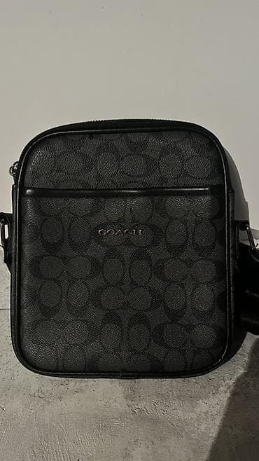 apple wallet: Классическая сумка, Coach, Материал: Искусственная кожа, Регулируемый ремень, Унисекс — 4