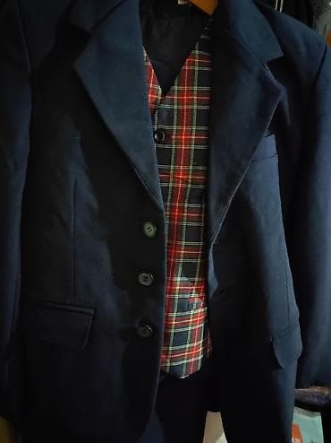 пиджаки мужские: Комплект, цвет - Синий, Новый — 3