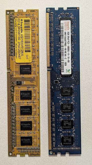 Есть две линейки, 1. DDR3 4GB PC1 som, 2. DDR3 2GB PC1 som — 1