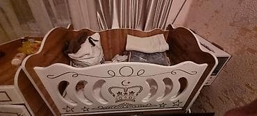 Люлька, Новый, Колыбель, ДСП, цвет - Белый