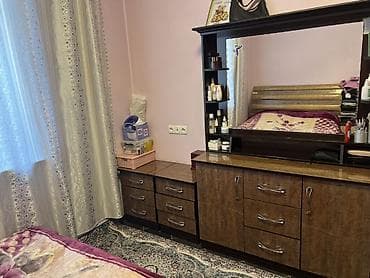 мебель кровати: Спальный гарнитур, Б/у, Двуспальная кровать, Дерево, цвет - Коричневый — 3