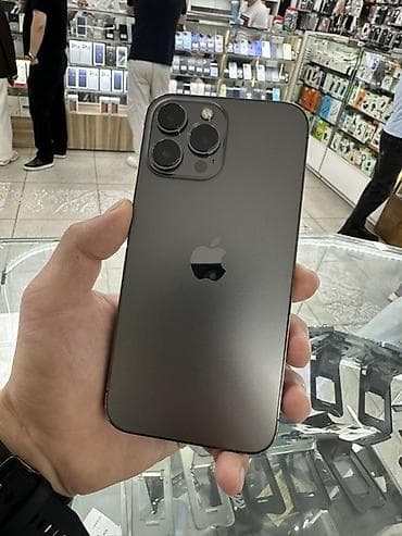 mi 12: IPhone 13 Pro Max, Б/у, 256 ГБ, Графит, Защитное стекло, Чехол, 96 % — 2