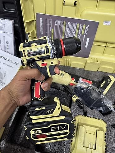 ac adapter: Аккумуляторный набор электроинструментов GT 21V в кейсе Состав — 3
