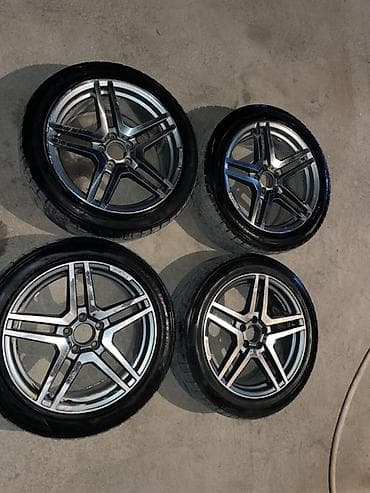 резина размер 16: Колеса в сборе 45 / R 18, Зима, Б/у, Комплект, Литые, отверстий - 5 — 5