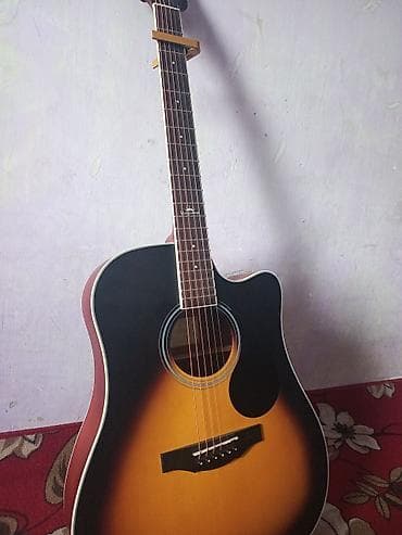 гитару: Акустическая гитара Kepma, форма дредноут с вырезом (cutaway) — 2