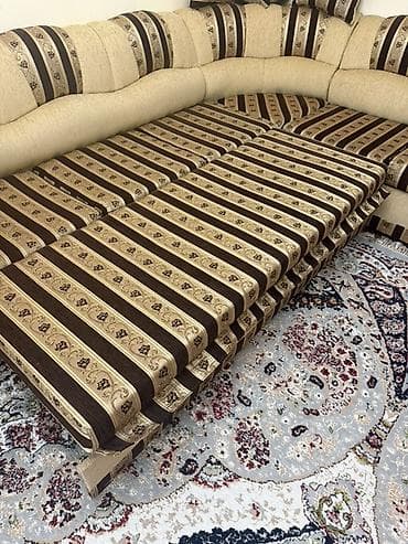 Үй жана бакча: Угловой мягкий гарнитур: диван-трансформер + кресло - Комплектация — 1