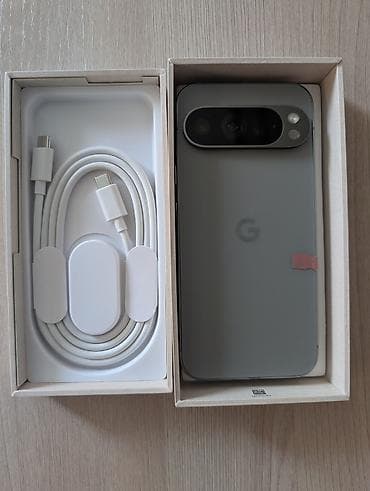poco 8: Google Pixel 9 Pro, Б/у, 128 ГБ, цвет - Серый, 1 SIM, eSIM — 1