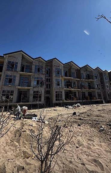 село боконбаево: 2 комнаты, 65 м², Готовая ПСО (под самоотделку) — 4