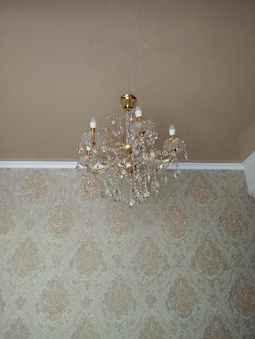 кристалы: Люстры потолочные в классическом и современном стиле. В комплекте — 10