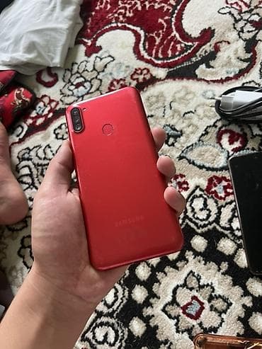 mchose v9 pro: Samsung Galaxy A11, Б/у, 32 ГБ, цвет - Красный, 2 SIM — 2