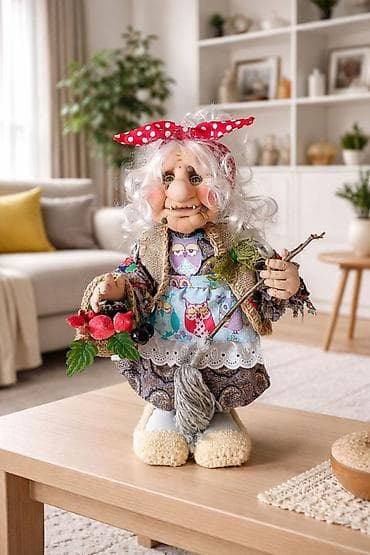 национальный костюмы: Интерьерная кукла Баба Яга — это сказочная мудрая хранительница — 1