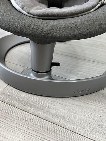 chicco echo: Кресло-шезлонг Nuna Leaf/Grow (серый) - Эргономичное кресло-качалка с — 2