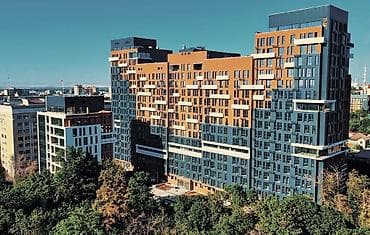 Батирлер: 2 бөлмө, 74 м², Алтын чарчы Элитка, 14 кабат, ПСО (өз алдынча бүтүрүү) — 6