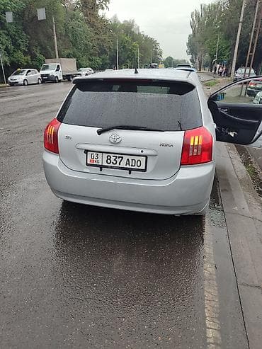 mark2 100: Toyota Allex: 2003 г., 1.8 л, Автомат, Бензин, Хэтчбэк — 2