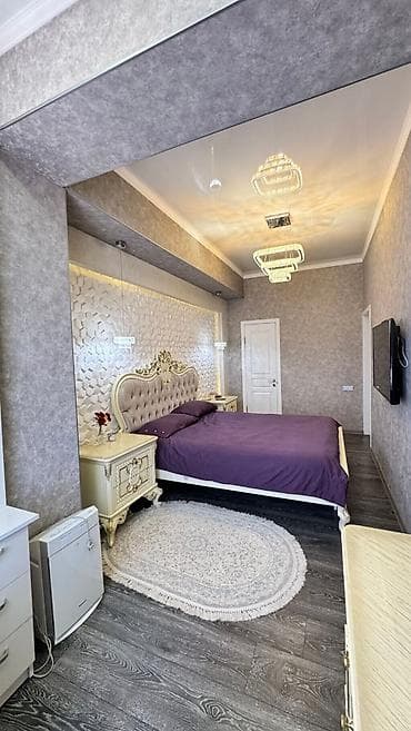 Недвижимость: 3 комнаты, 90 м², Кожомкул стадион Элитка, 13 этаж, Дизайнерский ремонт — 7