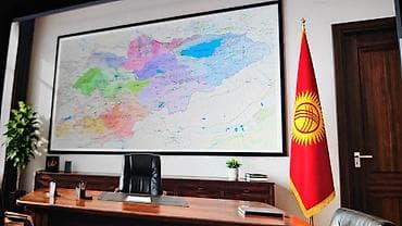 карта ссср: Большая новая обновленная карта Кыргызстана на стену в рамке, с — 7