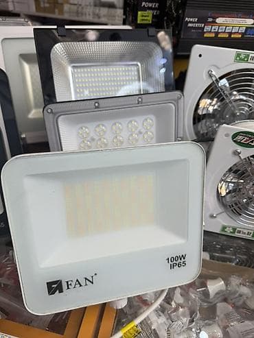 Прожекторы: Светодиодный прожектор FAN 100W IP65 - Мощность: 100 Вт - Степень — 1