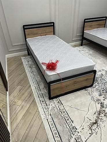 кирават: Двуспальная кровать, С матрасом, длина - 200 см — 7
