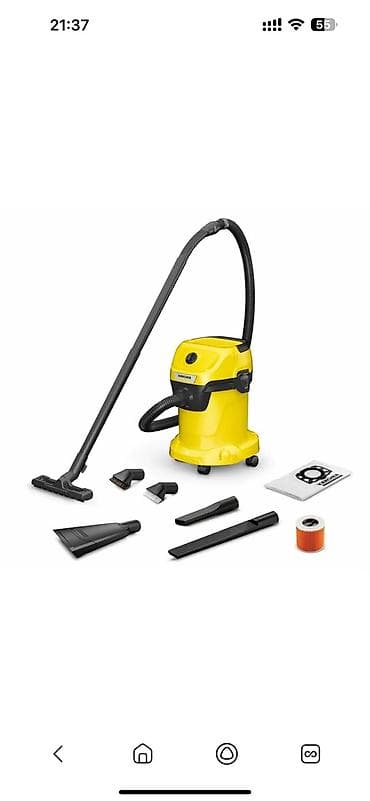 roboclean 114f: Пылесос Karcher для сухой и влажной уборки. Характеристики: - — 2