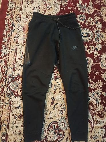 Мужские брюки, M, Nike, Б/у, цвет - Черный, Самовывоз, Платная доставка