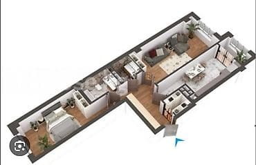 70: 2 комнаты, 65 м², Элитка, 5 этаж, Готовая ПСО (под самоотделку) — 3