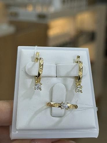 набор бисеров: Набор украшений, Проба 585, Новый, Цвет металла: Желтый — 2