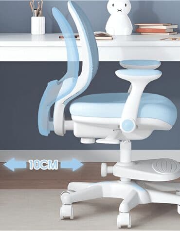 детская гарнитура: Детское кресло, для детей, дети, стул, учебы, на роликах — 2