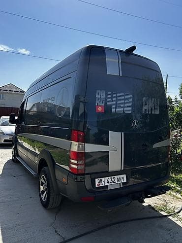 оригинальные вещи: Mercedes-Benz Sprinter (длинная база, высокий крыша) — черный фургон с — 4