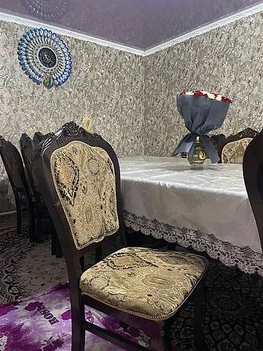 стол письменный: Стол и стул для зала, Б/у, цвет - Коричневый — 3