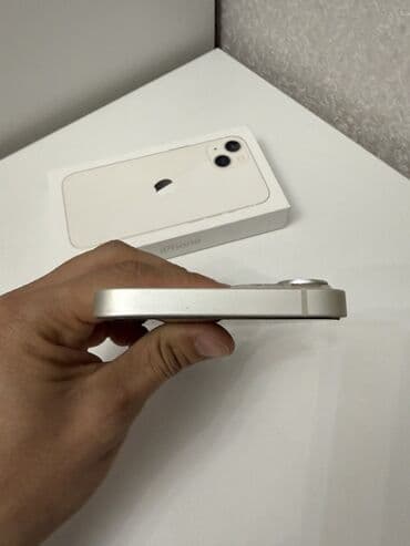 купить чехол для телефона: IPhone 13, Новый, 128 ГБ, White Titanium, Защитное стекло, Чехол, Кабель, 78 % — 3