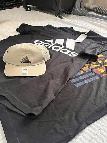 кепка адидас мужская оригинал: Набор adidas: две футболки + кепка из Америки 🇺🇸 за 3000сом Состав — 2