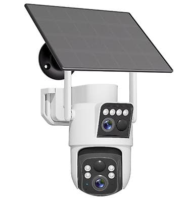 Фото и видеокамеры: Камера 2 линзовая с солнеч-й панелью 4G "UBOX" (TZ5-WA2230EU) — 2