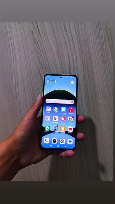 часы 4g: Redmi, Redmi Note 14, Б/у, 256 ГБ, цвет - Зеленый, 1 SIM, 2 SIM — 2