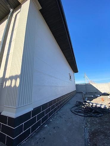 Фасадные работы: Фасадные работы любой сложности— облицовка и декор «под травертин» — 4