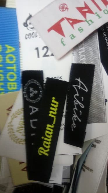 Этикетка для одежды/одежда лента/вшивные