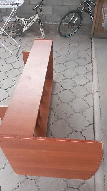 Балдар эмереги: Детская деревянная кровать без матраса. размер 150 на 65 см — 2