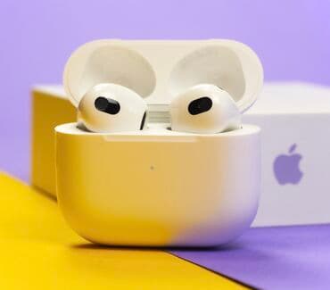 правый наушник airpods: Вкладыши, Apple, Новый, Беспроводные (Bluetooth), Классические — 1