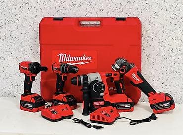 Электроинструменты: Набор аккумуляторного электроинструмента Milwaukee M18 (платформа 18 — 2