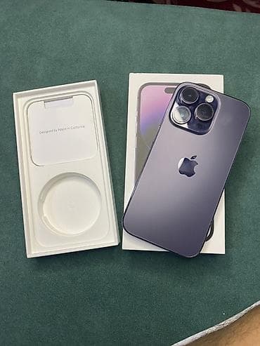 или миняю: IPhone 14 Pro, 512 ГБ, Deep Purple, Коробка, 88 % — 2