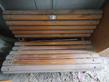 скамейка из дерева: Скамейка Дерево, Со спинкой, Без крыши — 4