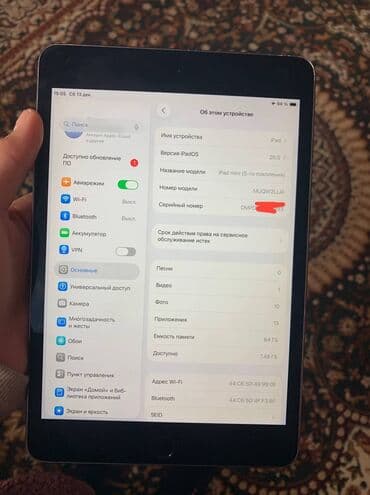 телефон айфоны: Планшет, Apple, память 64 ГБ, 7" - 8", Wi-Fi, Б/у, Классический цвет - Черный — 3