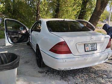 авто с российскими номерами в кыргызстане: Mercedes-Benz S-Class: 1999 г., 3.2 л, Автомат, Бензин, Седан — 4