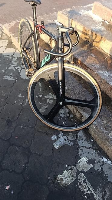 шасейник: Трековый/фиксед велосипед с аэроколесом - Рама: алюминиевая — 2